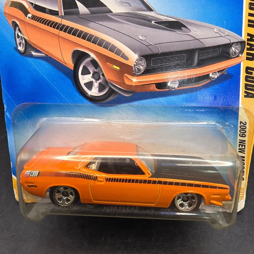 Hot Wheels '70 Plymouth AAR Cuda Orange 2009 New Models Muscle Car